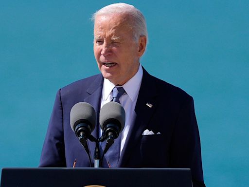 Biden references 'instinct' to 'walk away' from democracy in Normandy speech