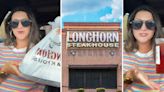 ‘I do this at Olive Garden’: Woman shares trick to eating full meal at Longhorn Steakhouse for $9