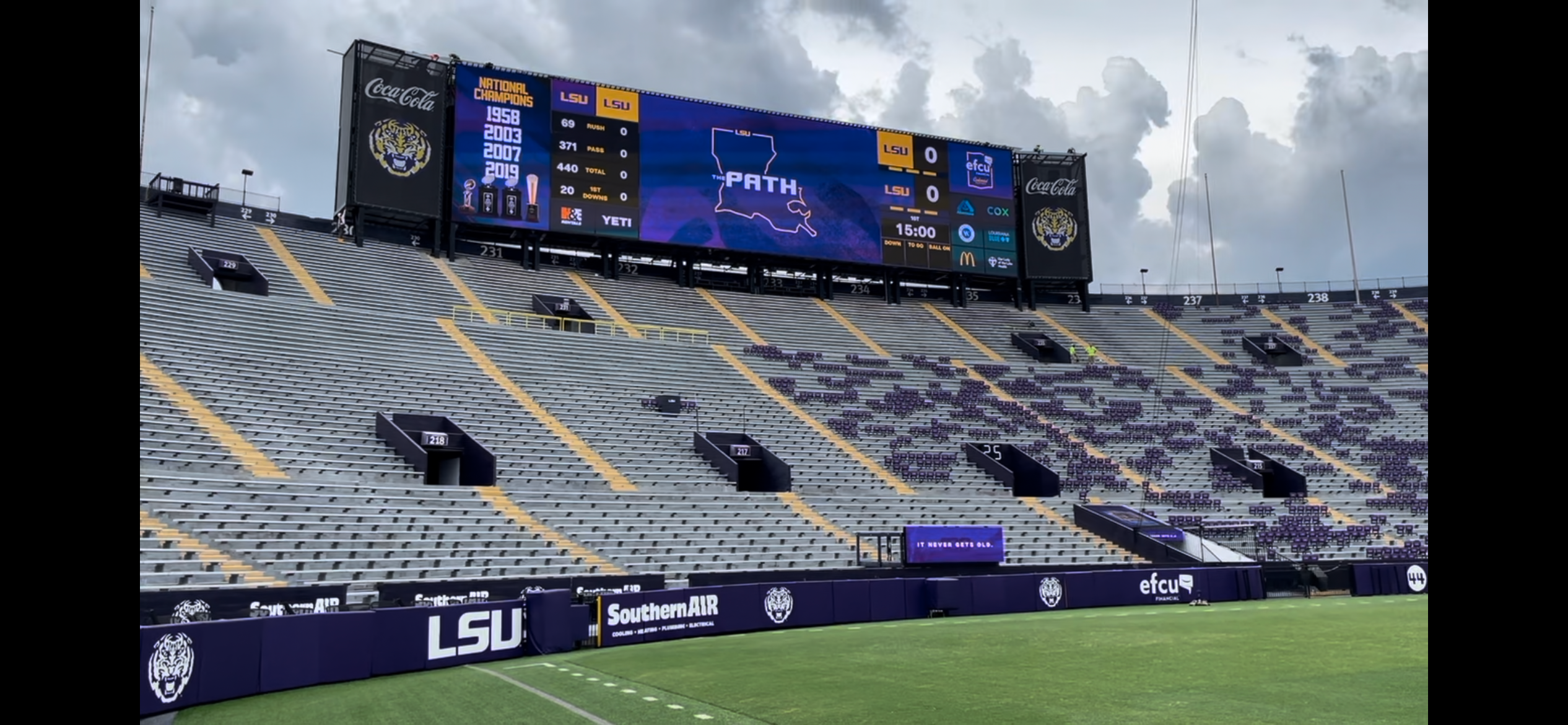 What LSU football fans can expect from in-game experience at LSU games after upgrades