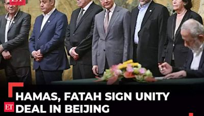 Hamas, Fatah sign 'Beijing Declaration' in China aimed at Gaza governance post war