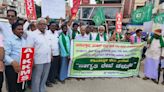 Protest in Ballari against decision to allow fresh mining activities in Sandur forests
