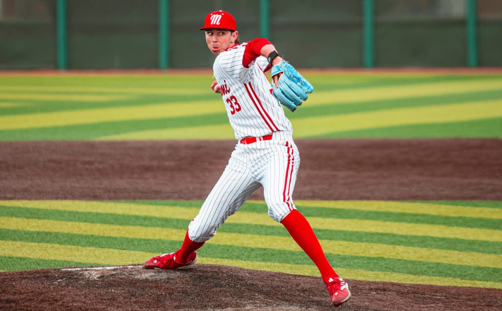 Picked in MLB draft, 6-foot-11 Peyton Olejnik faces big decision. Even if Hanover Central grad can’t believe it.