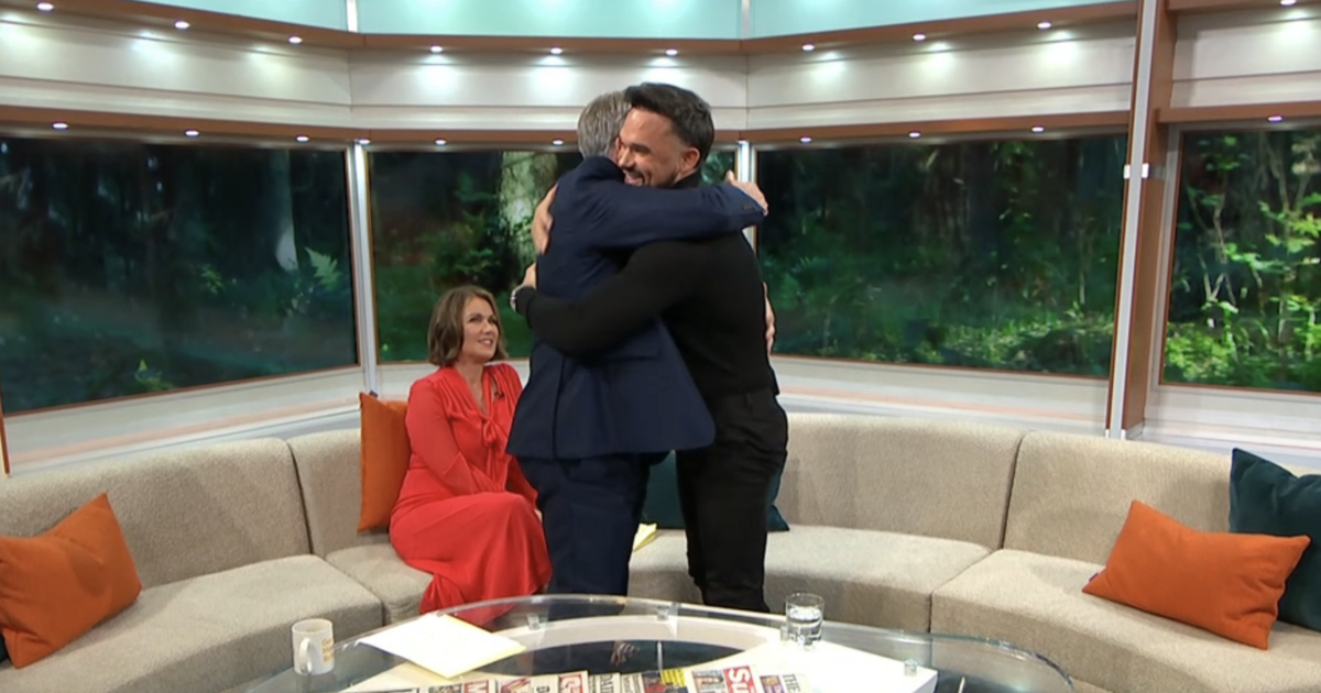 GMB's Ed Balls breaks down in tears as he asks for hug from co-star