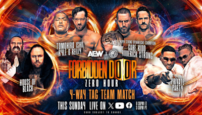 4-Way Tag Team Match Set For AEW x NJPW Forbidden Door Zero Hour, Updated Card