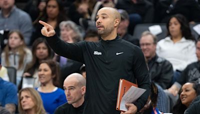 Nets' Jordi Fernandez reacts to being hired as head coach