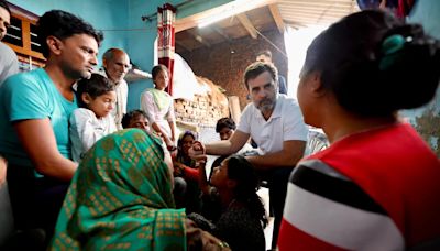 "He Said He'll Help": Rahul Gandhi Meets Hathras Stampede Victims' Families