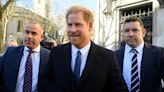 Prince Harry arrives at High Court for phone-tapping and privacy court case