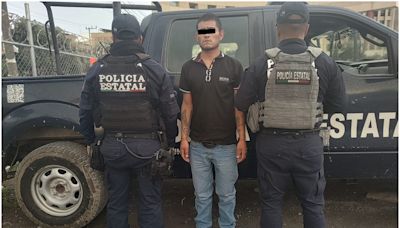 Durante Operativo Argos detienen a sujeto por posible portación de arma y drogas en el municipio de Villa de Allende | El Universal