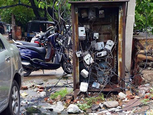 Loose, hanging wires, broken junction boxes pose threat