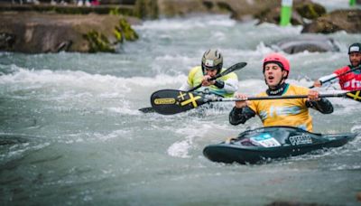 David Llorente, bronce en kayak cross en el Europeo de Tacen