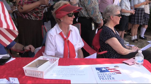 The 73rd Annual National Day of Prayer held Thursday afternoon at Rosa Parks Square in Macon.