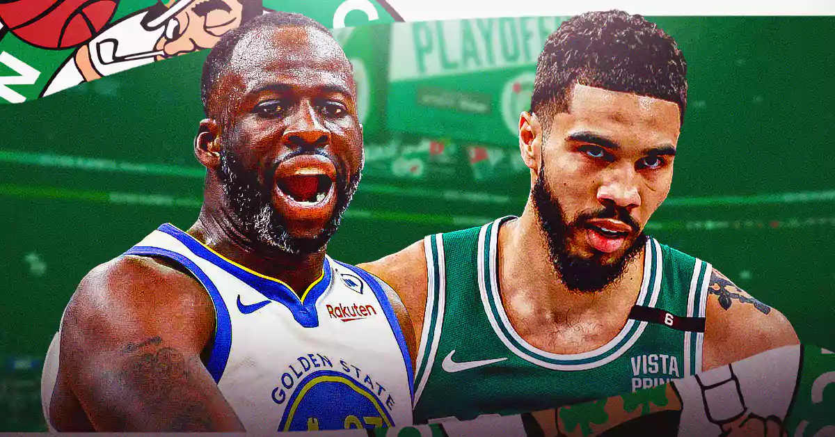 Jayson Tatum Gives Draymond Green Backhand?