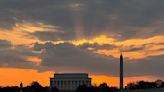 Skies over D.C. went back to gray on Sunday, as mercury sank