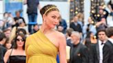 Karlie Kloss Looks So Ethereal in a Golden Draped One-Shoulder Gown