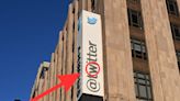 Elon Musk painted over the W on Twitter's sign at its San Francisco headquarters, changing it to 'Titter'