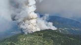 Two wildfires burning north of Spences Bridge have grown to more than 200 hectares in size