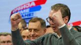 Serbia's populists claim a sweeping victory in the country's parliamentary election