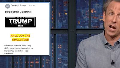 Seth Meyers Flags Hilarious Flaw With Donald Trump’s ‘Unhinged’ Fundraising Email