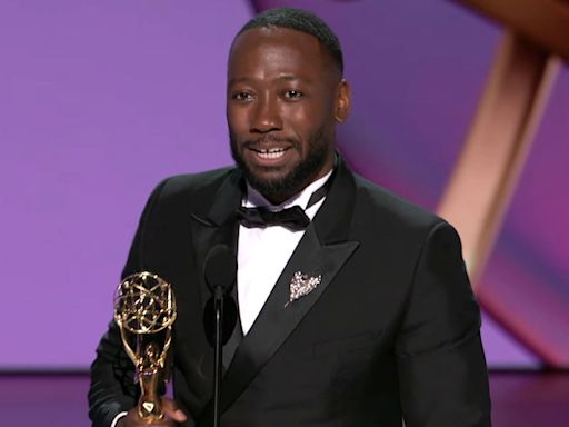 Lamorne Morris Begs Robert Downey Jr. to 'Please Sign' the Poster He Has of Him After Win at Emmys 2024