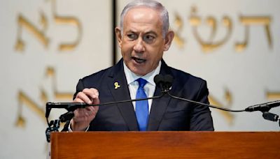 In fiery speech to Congress, Netanyahu seeks support for war in Gaza, sparking large protests