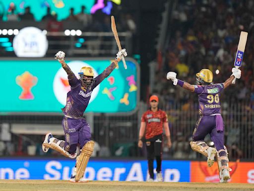 Kolkata routs Hyderabad by 8 wickets in Indian Premier League final, wins title for third time