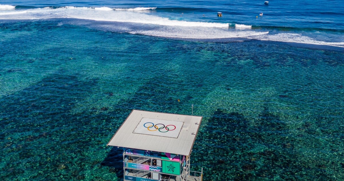 Why Olympic surfing events are in Tahiti, thousands of miles from Paris