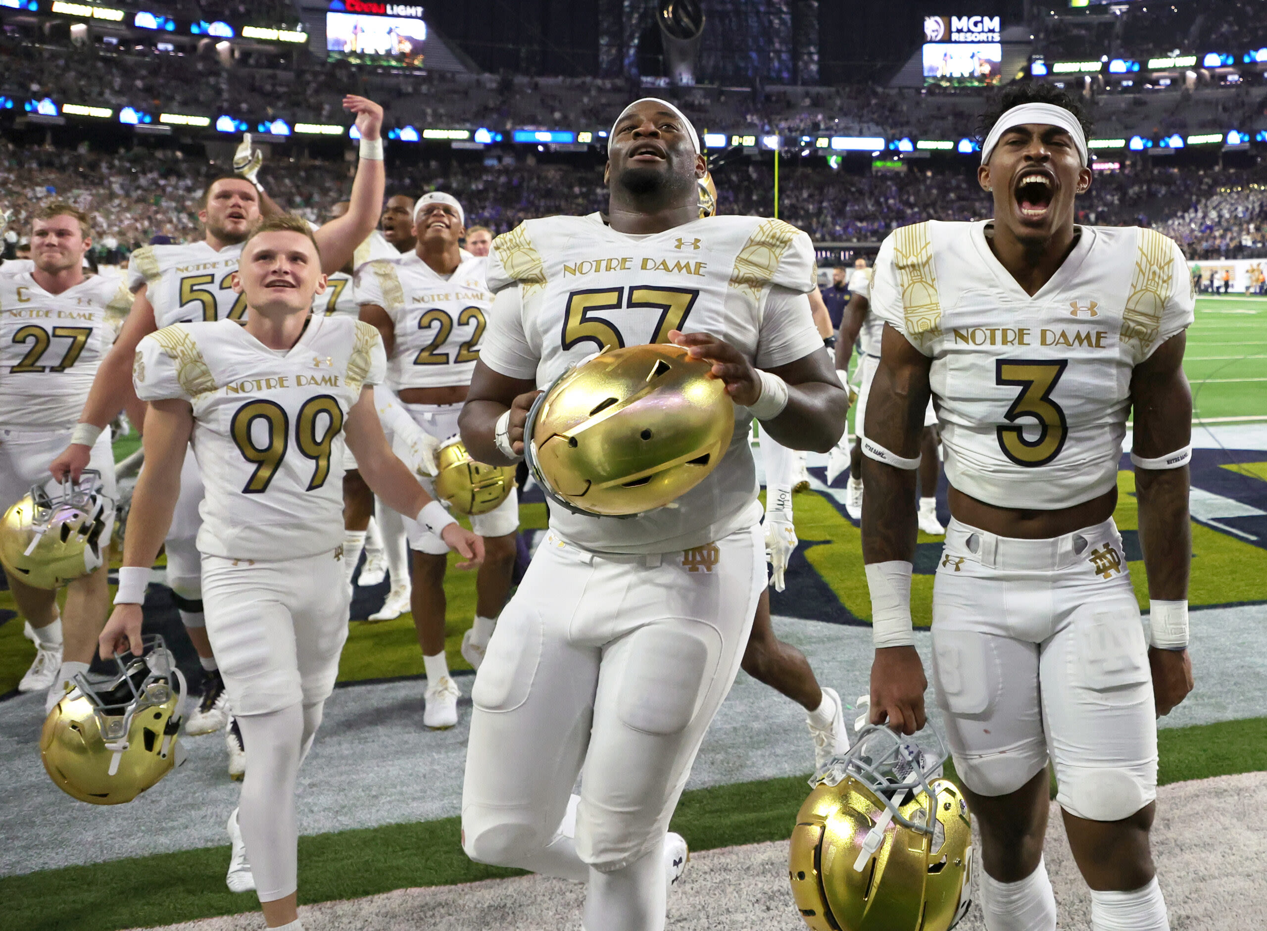 Notre Dame football releases its Shamrock Series jersey’s in an epic video