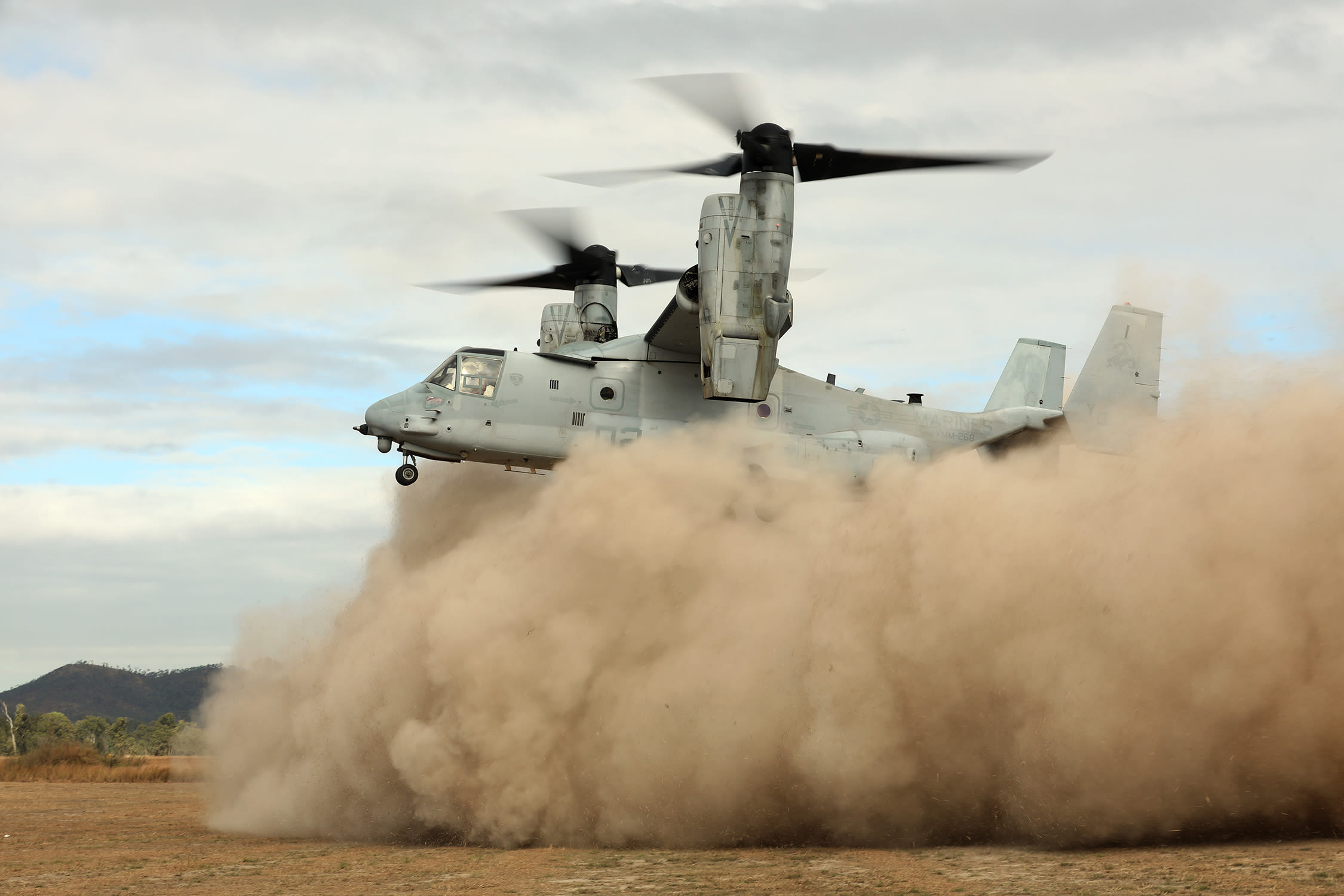 Marine Osprey crewman died trying to reach pilots on doomed plane