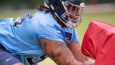 Titans OL coach Bill Callahan literally invented his own sled