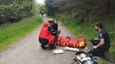 Cyclist taken to hospital after Peak District crash