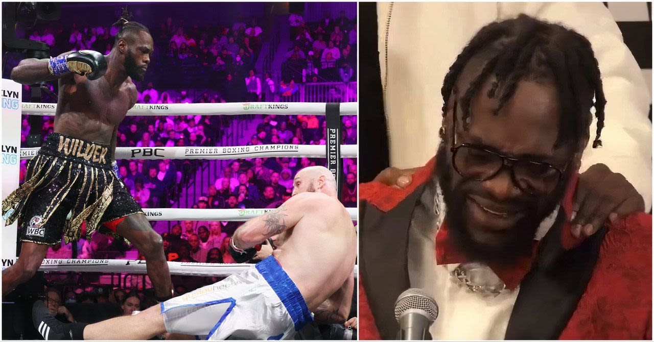 Deontay Wilder's emotional interview after his last KO win looks so revealing now