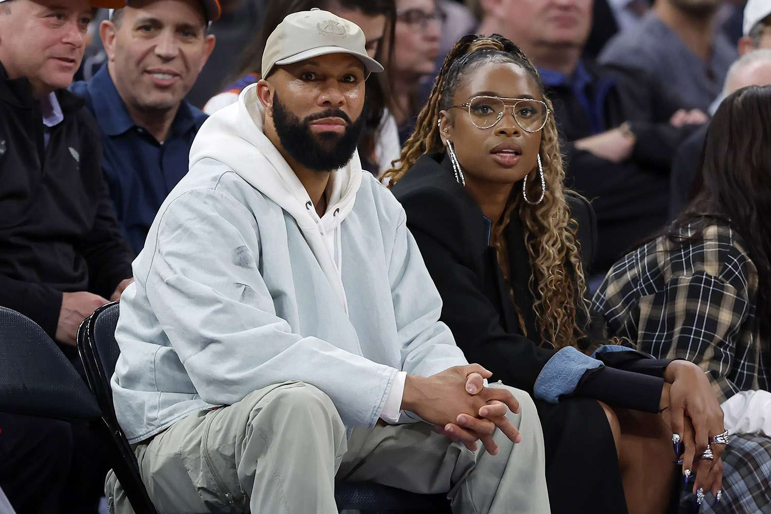 Common & Jennifer Hudson Sit Courtside in N.Y.C., Plus Reese Witherspoon, Selena Gomez and More