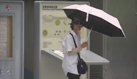 受「格美」外圍下沉氣流影響 本港天氣非常炎熱