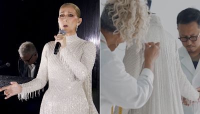 Vestidos de Céline Dion, Lady Gaga e Aya Nakamura na abertura da Olimpíada são expostos em Paris