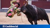 Tarde accidentada en Las Ventas: Fonseca corneado en la espalda y Espada atendido en la enfermería