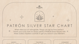 Take a Break from Mercury Rx with Patrón Tequila's Silver Star Chart Cocktails