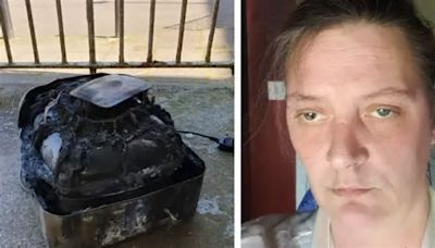 Scots woman's air fryer warning after appliance 'goes up in flames' making pies