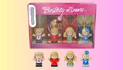 Target has a Little People Britney Spears Collector set and you have to see it to believe it