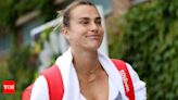 Injured Aryna Sabalenka withdraws from Wimbledon | Tennis News - Times of India