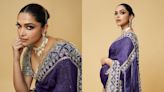 Mom-To-Be Deepika Padukone Exudes Regal Vibes In Purple Saree, Ranveer Singh Calls Her Look 'Beautiful Birthday Gift'