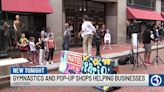 Downtown Hartford hosts USA Gymnastics and pop-up shop with local businesses