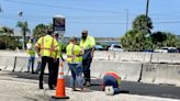 FDOT: Sinkhole caused by road work closes 1 lane of southbound US 1 near Pineda Causeway