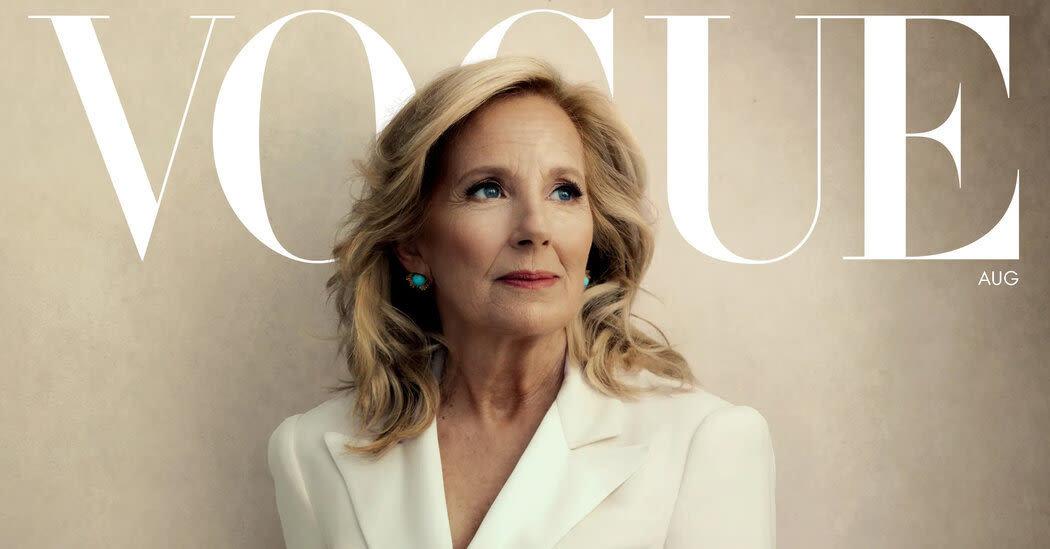 At a Crucial Moment, Jill Biden Is Vogue’s Cover Star
