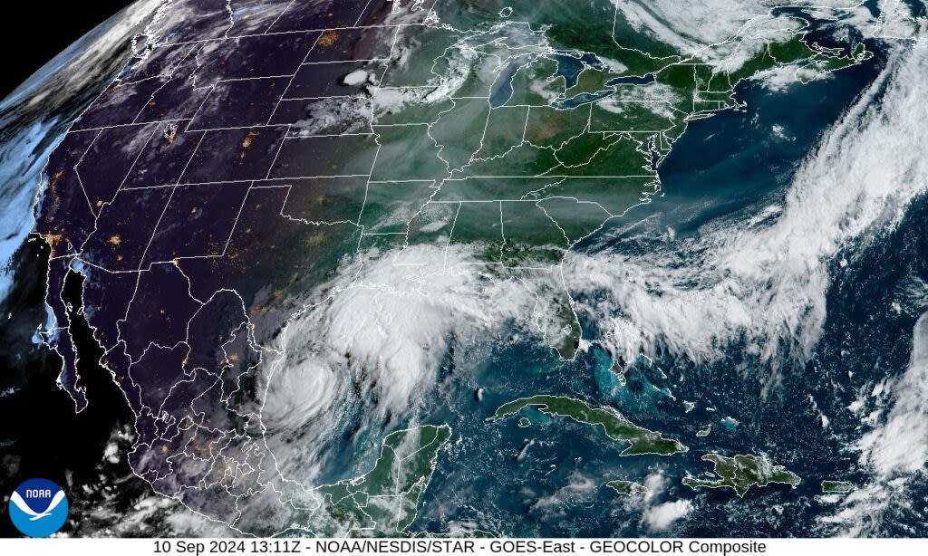 Francine’s predicted path nudges eastward, putting Southeast Louisiana on alert