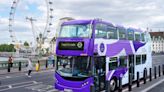 London buses given purple makeover ahead of Platinum Jubilee