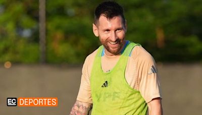 Lionel Messi se prepara para enfrentar a Canadá en Copa América