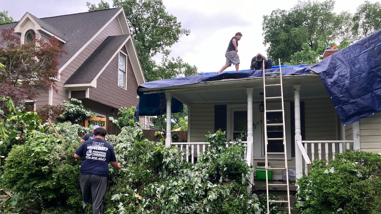 ‘Thankful nobody was hurt’: Huntsville storms damage homes, knock down power lines