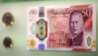 Banknoten mit Bildnis von König Charles III. kommen in Großbritannien in Umlauf
