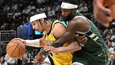 Andrew Nembhard bold as ever as Indiana Pacers keep up in series with Milwaukee Bucks