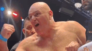 Shirtless John Fury Calls Jake Paul Into Boxing Ring After Son Tommy Heckled in Fight